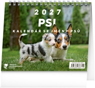 Stolní kalendář Psi – se jmény psů 2027