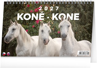 Stolní kalendář Koně – Kone CZ/SK 2027 - 