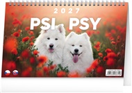 Stolní kalendář Psi – Psy CZ/SK 2027