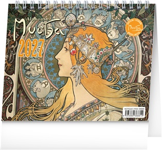 Stolní kalendář Alfons Mucha 2027 - 
