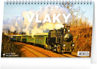 Stolní kalendář Vlaky 2027 - 