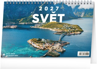 Stolní kalendář Svět 2027 - 