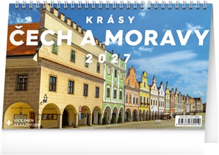 Stolní kalendář Krásy Čech a Moravy 2027 - 