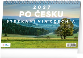 Stolní kalendář Po Česku stezkami Via Czechia 2027 - 