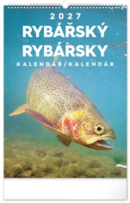 Nástěnný kalendář Rybářský – Rybársky CZ/SK 2027