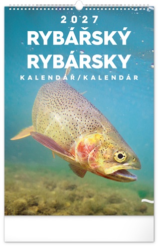 Nástěnný kalendář Rybářský – Rybársky CZ/SK 2027 - 