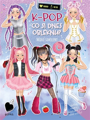 Co si dnes obléknu? K-pop: Sešit se samolepkami - 