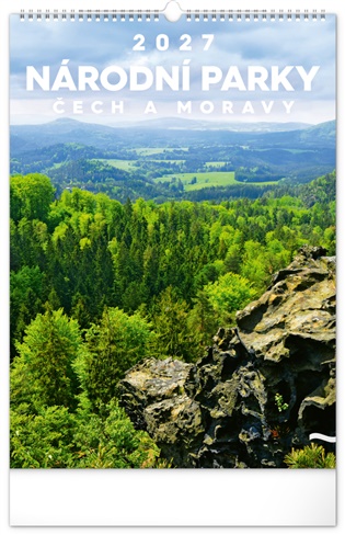 Nástěnný kalendář Národní parky Čech a Moravy 2027 - 