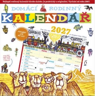 Domácí rodinný kalendář 2027 - Pavla Staňková