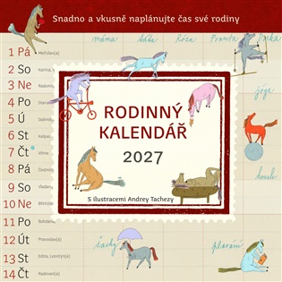 Rodinný kalendář 2027 - Pavla Staňková