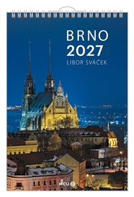 Kalendář 2027 Brno - nástěnný