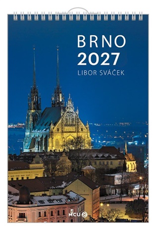 Kalendář 2027 Brno - nástěnný - 