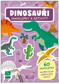 Dinosauři samolepky a aktivity: 60 samolepek. Knížka plná zábavných úkolů - Irena Trevisan