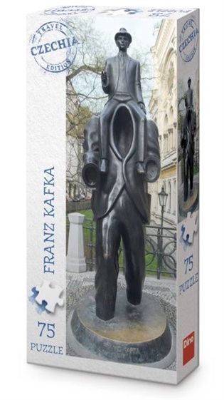 Pomník Franze Kafky 75 panoramic Puzzle - 
