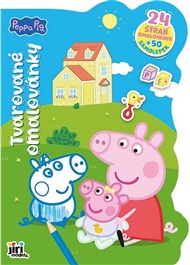 Tvarované omalovánky Prasátko Peppa
