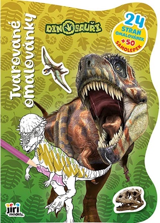 Tvarované omalovánky Dinosauři - 