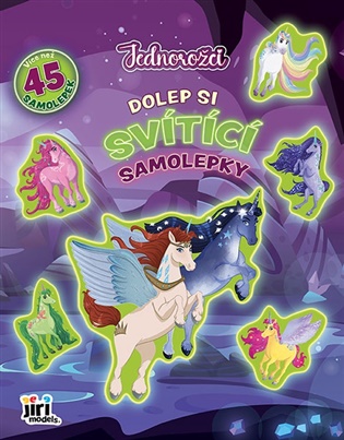 Dolep si svítící samolepky Jednorožci - 