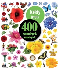 400 samolepek Květy