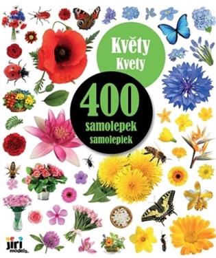 400 samolepek Květy - 
