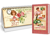 Stolní kalendář nedělní menu 2027 + Recepty z babiččiny zahrádky - Klára Trnková