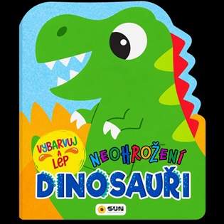 Neohrožení dinosauři - Vybarvuj a lep - 