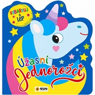 Úžasní jednorožci- Vybarvuj a lep