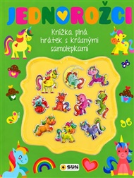 JEDNOROŽCI - Kniha plná hrátek a aktivit s 3D samolepkami