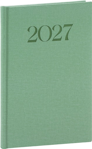 Týdenní diář Biella 2027, zelený - 
