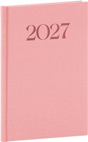 Týdenní diář Biella 2027, růžový