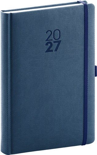 Denní diář Diamante 2027, modrý - 