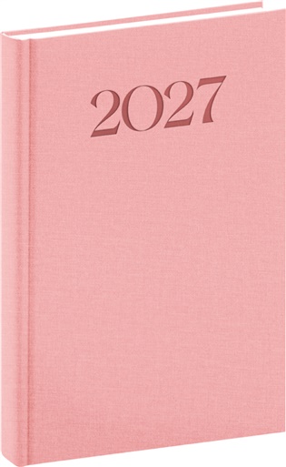 Denní diář Biella 2027, růžový - 