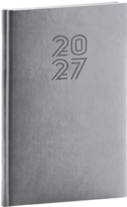 Týdenní diář Aprint 2027, šedý