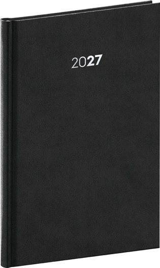 Týdenní diář Balakon 2027, černý - 