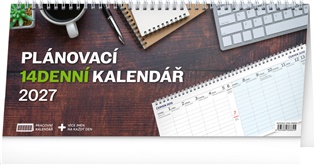 Stolní kalendář Pracovní 2027 – 14denní - 