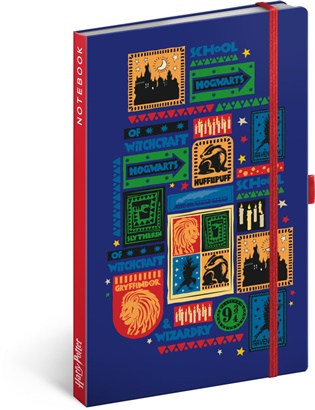 Notes Harry Potter – Bradavice, linkovaný - 