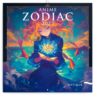 Poznámkový kalendář Anime Zodiac 2027 - 