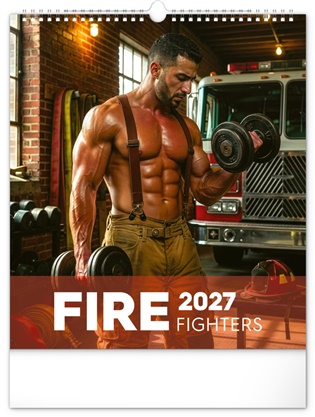 Nástěnný kalendář Dreamy Firefighters 2027 - 