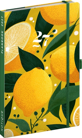 Planbook diář/notes Citróny 2027 - 