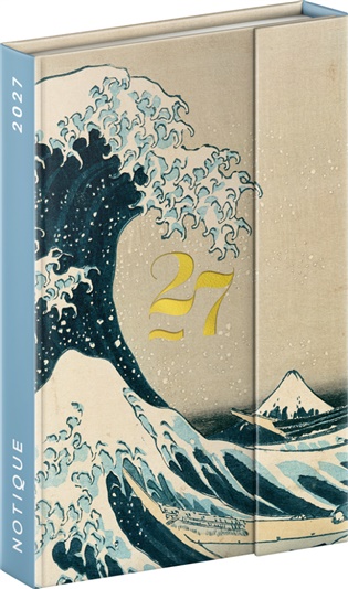 Týdenní magnetický diář Katsushika Hokusai 2027 - 