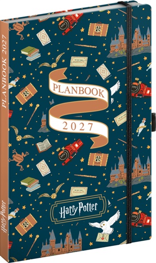 Planbook diář/notes Harry Potter –  Bradavický expres 2027 - 
