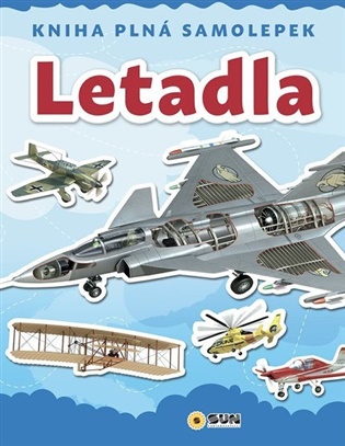 Letadla-kniha plná samolepek - 