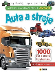 AUTA A STROJE - Maxi kniha samolepek a aktivit