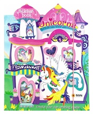 Unicorns - sticker book - Create your own amazing castle 3+