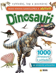 DINOSAUŘI - Maxi kniha samolepek a aktivit