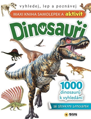 MAXI KNIHA SAMOLEPEK A AKTIVIT DINOSAUŘI