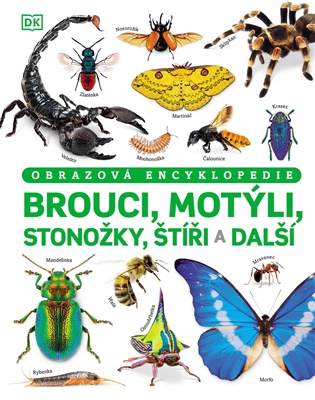 Brouci, motýli, stonožky, štíři a další - 