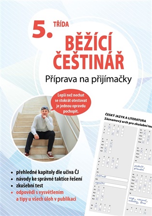 Běžící češtinář – příprava na přijímačky, 5. třída - Jarmil Vepřek