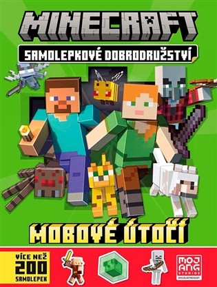 Minecraft - Samolepkové dobrodružství - Mobové útočí! -  kolektiv