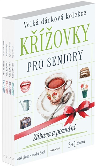Křížovky pro seniory – Zábava a poznání (box) - 