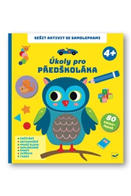 Sešit aktivit se samolepkami Úkoly pro předškoláka 4+